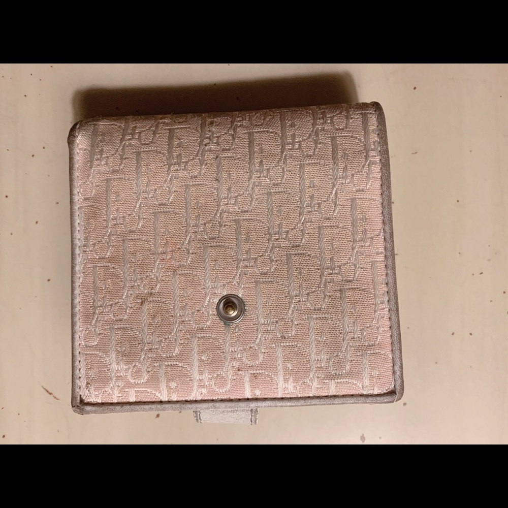 Dior Pink and White Monogram Wallet Y2K JG era